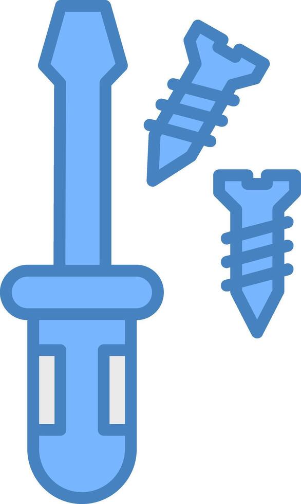 Screwdriver Bright Shape Token vector