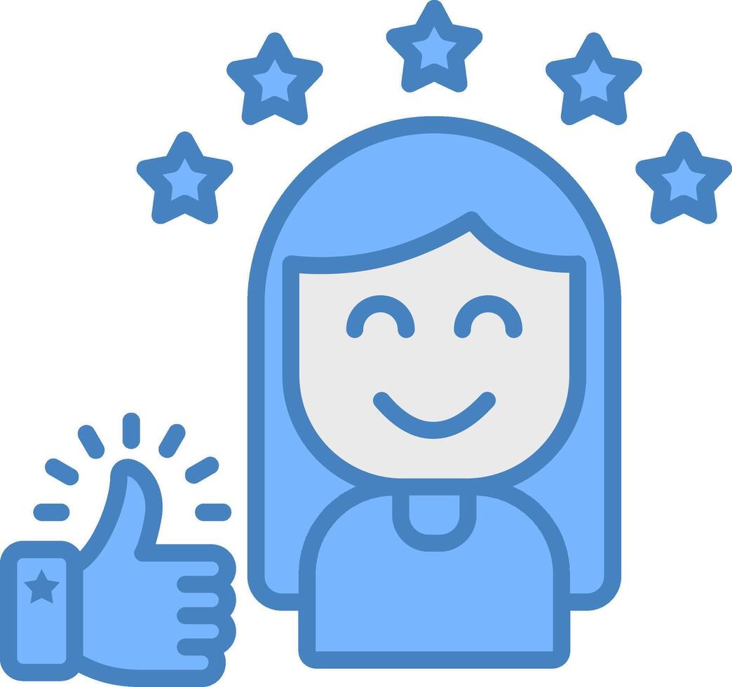 Best Customer Experience Gradient UX Element vector