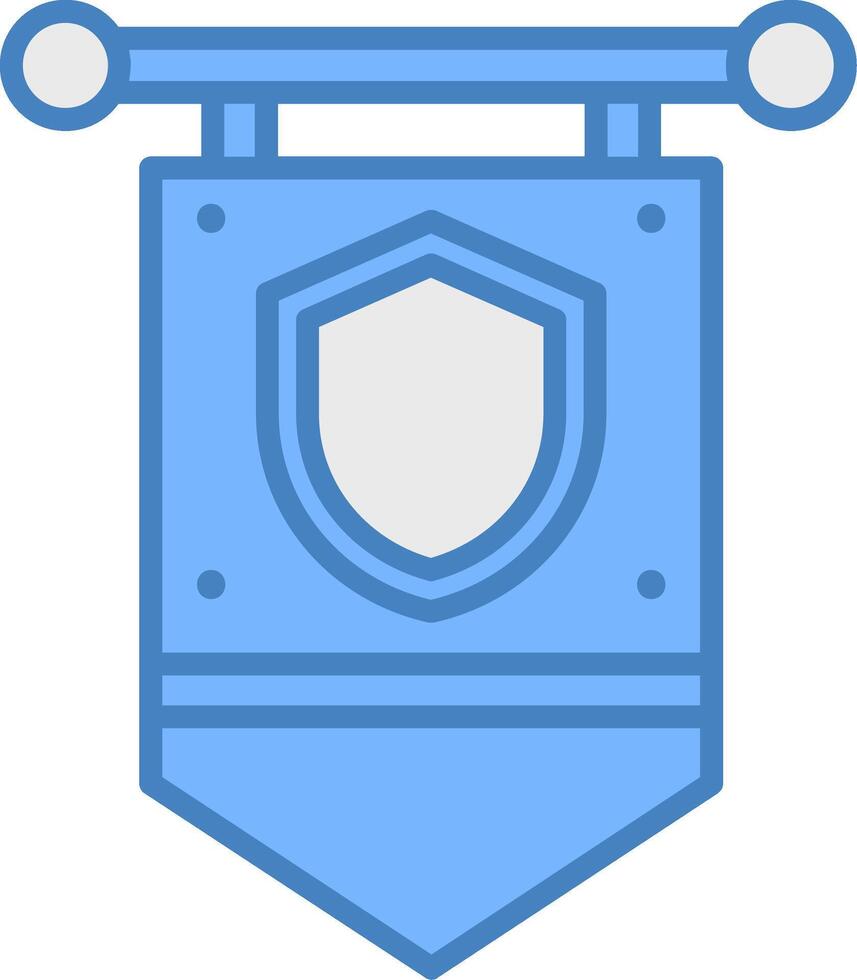 Banner Bright Shape Token vector