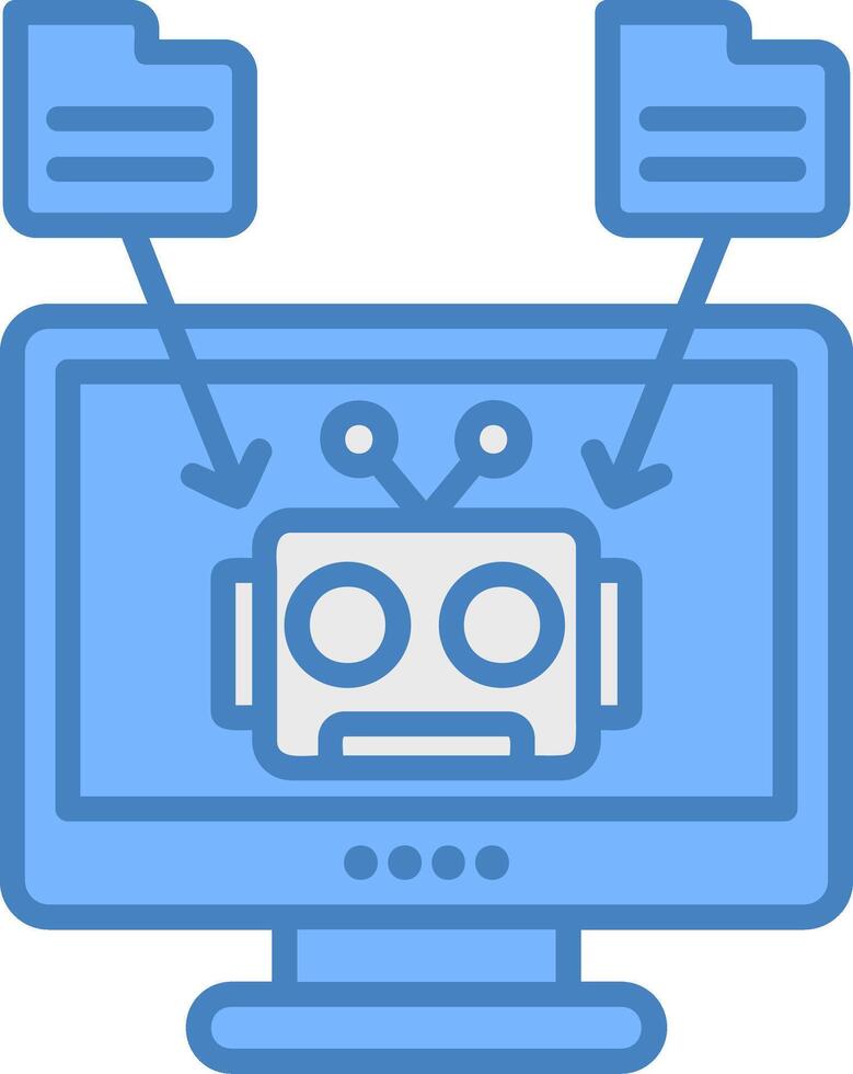 AI Computer Robotics vector