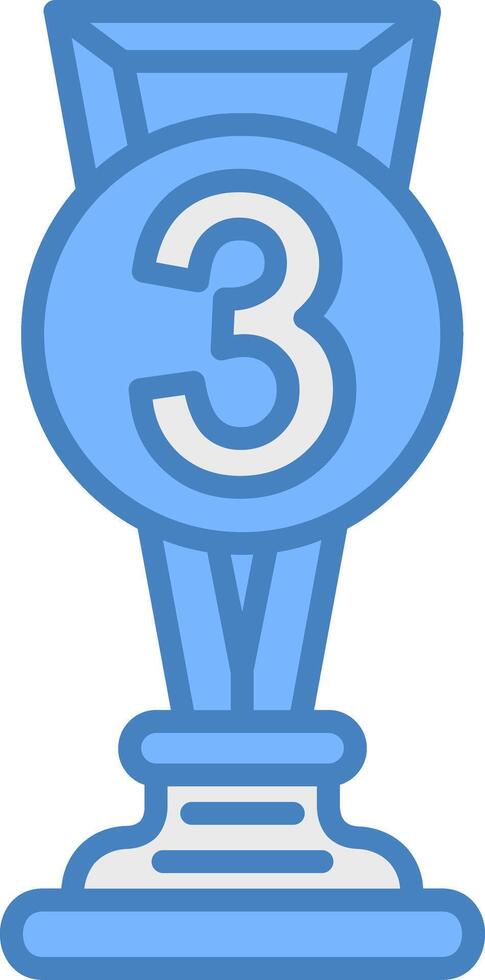 3rd Prize Sharp Icon Element vector
