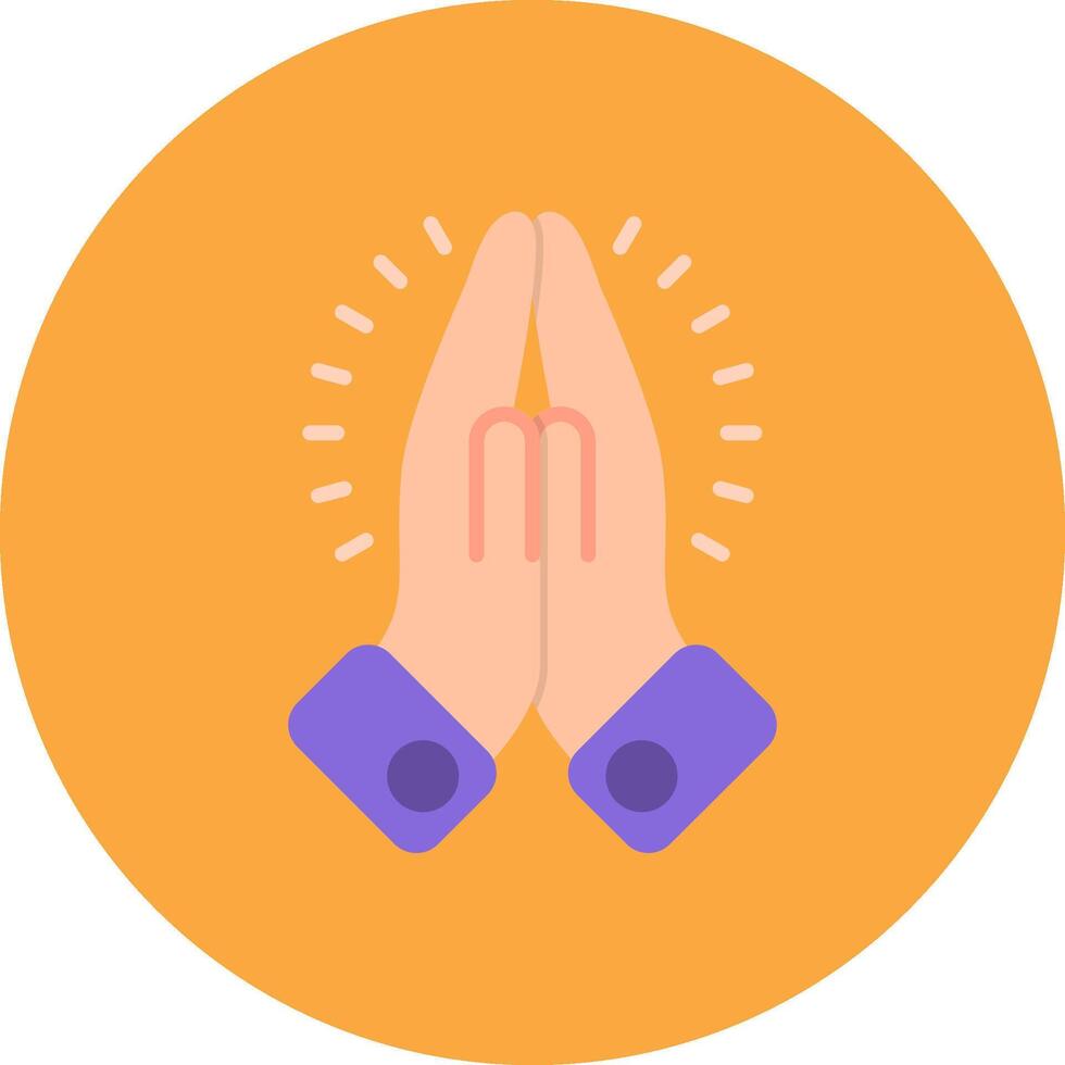 Praying Clean System Symbol vector