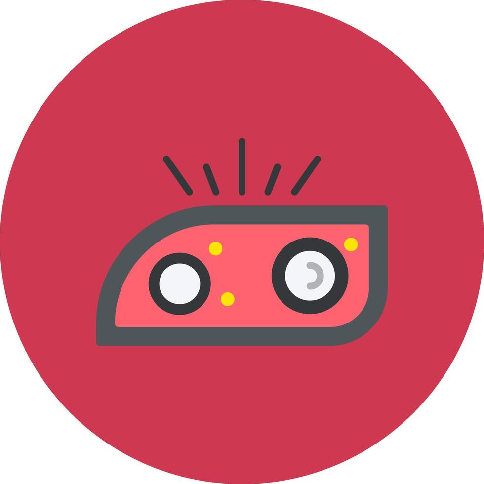 Car Light Clear Line Sketch vector