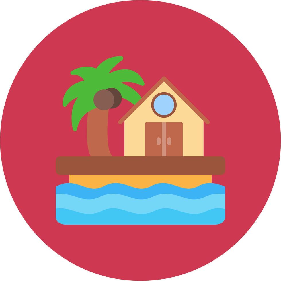 Resort High Detail Sketch vector
