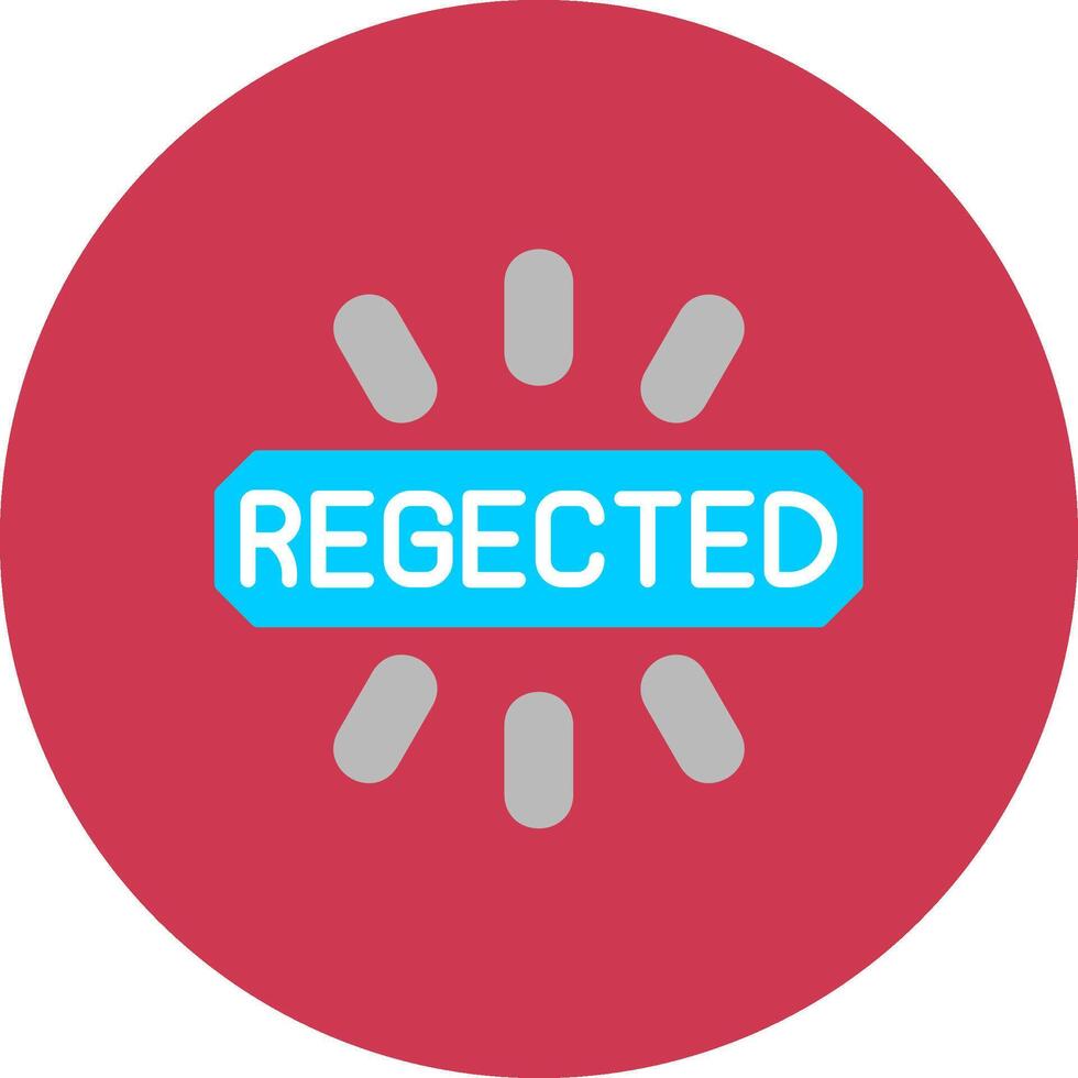 Rejected Creative UX Stamp vector