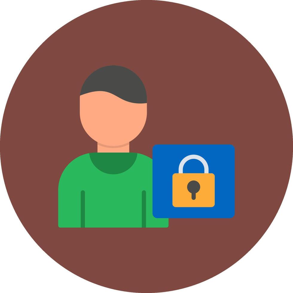 Authorization Bright Grid Object vector