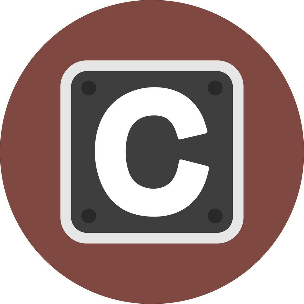 Letter C Fresh Unit vector