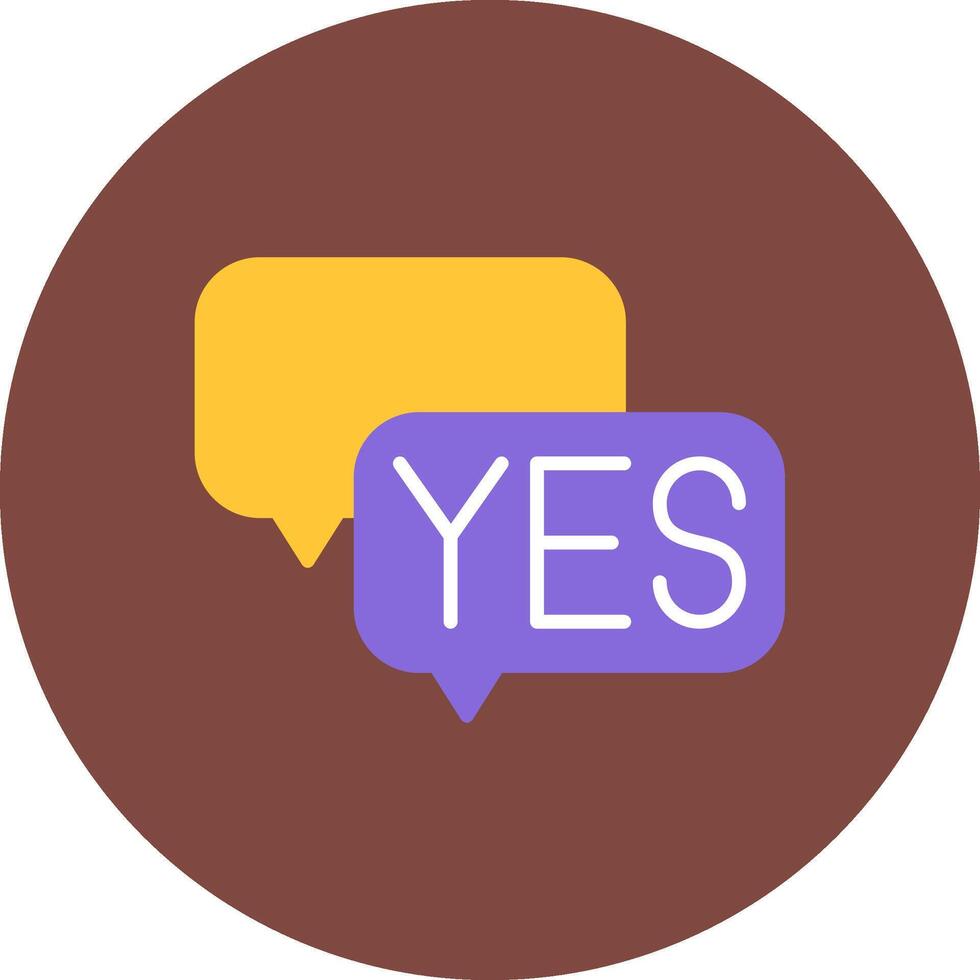 Speech Bubble Core Design Token vector