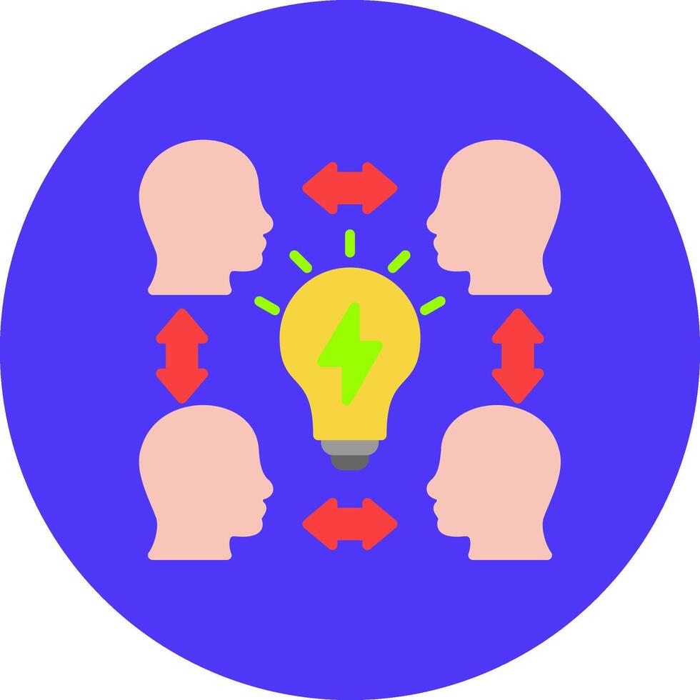 Collaboration Detailed Grid Badge vector
