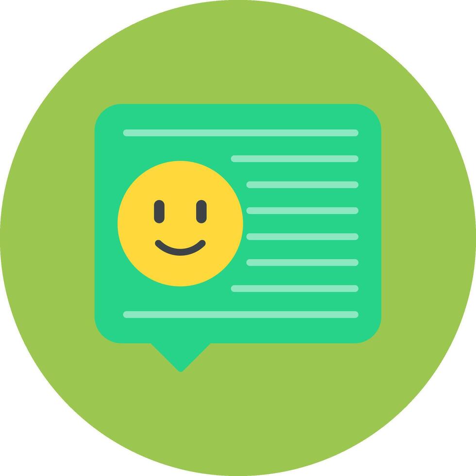 Emoji Flat Badge Graphic vector