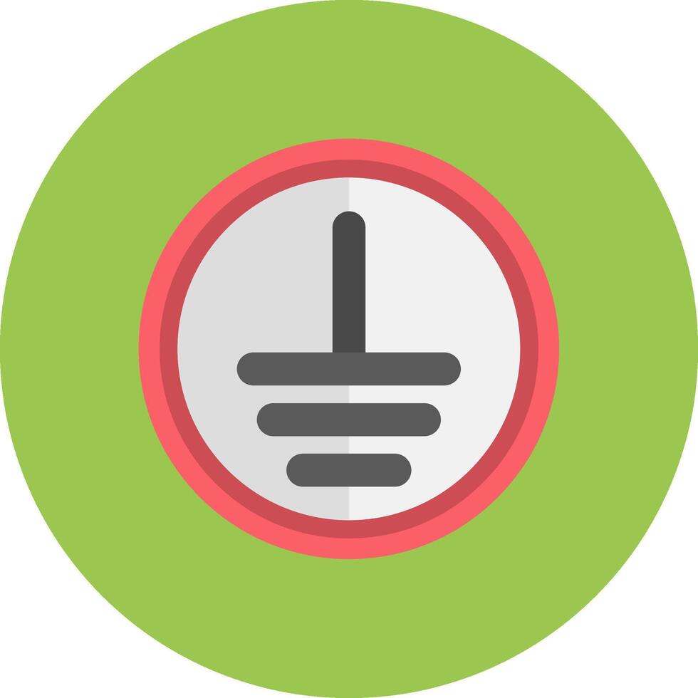 Earthing Dynamic Badge Mark vector