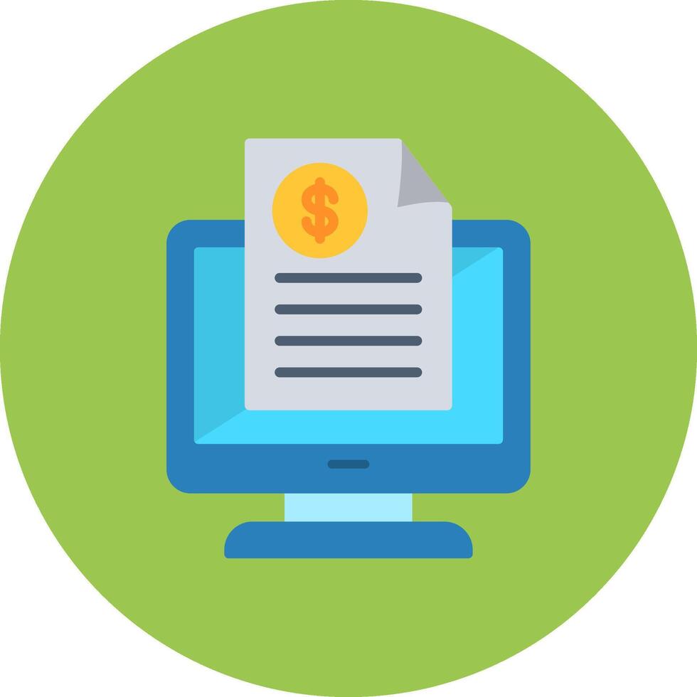 Invoice slip Digital Visual Form vector