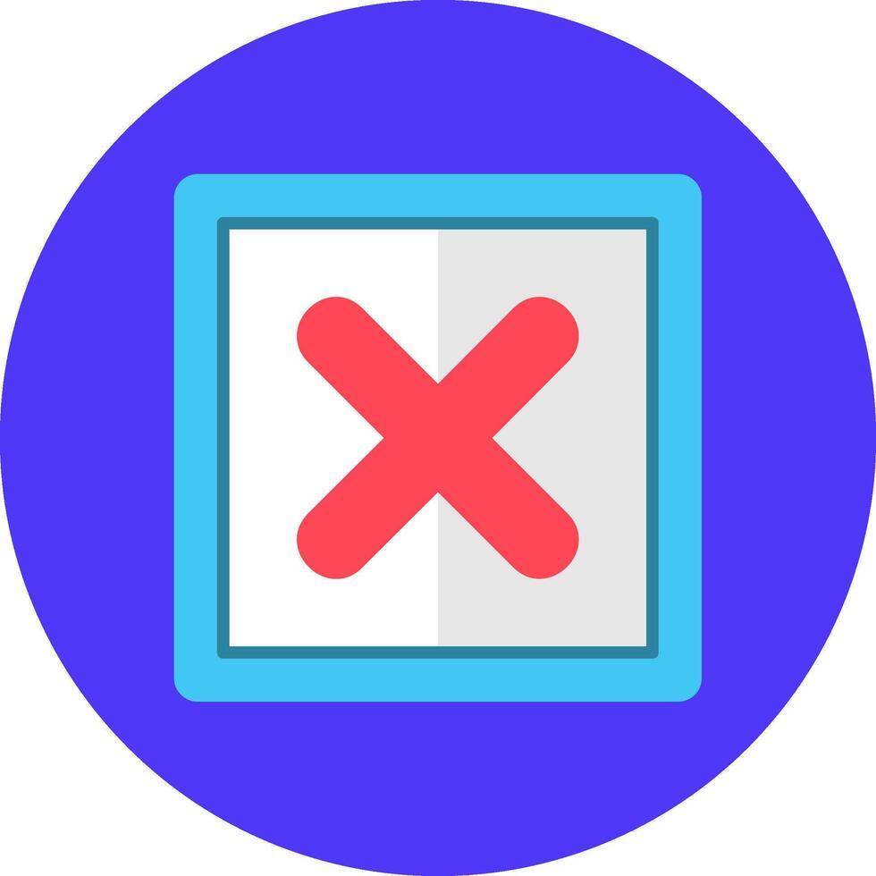 Cancel Light Tone Symbol vector