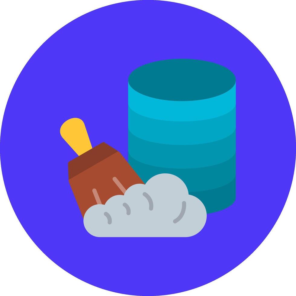 Data Cleansing Colorful UI Mark vector