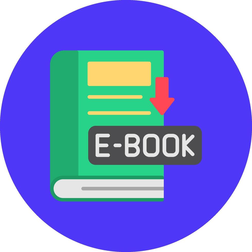 Ebook Balanced Icon Badge vector