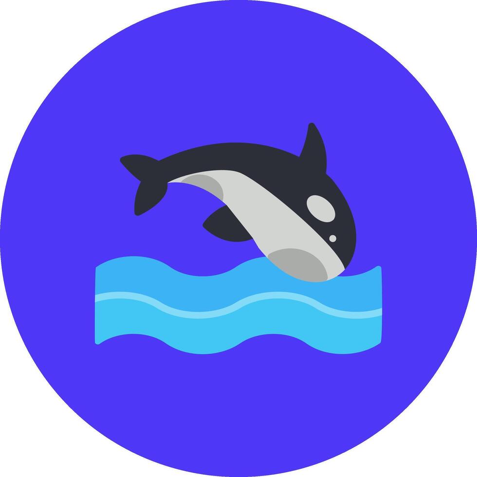 Orca Subtle Frame Sketch vector