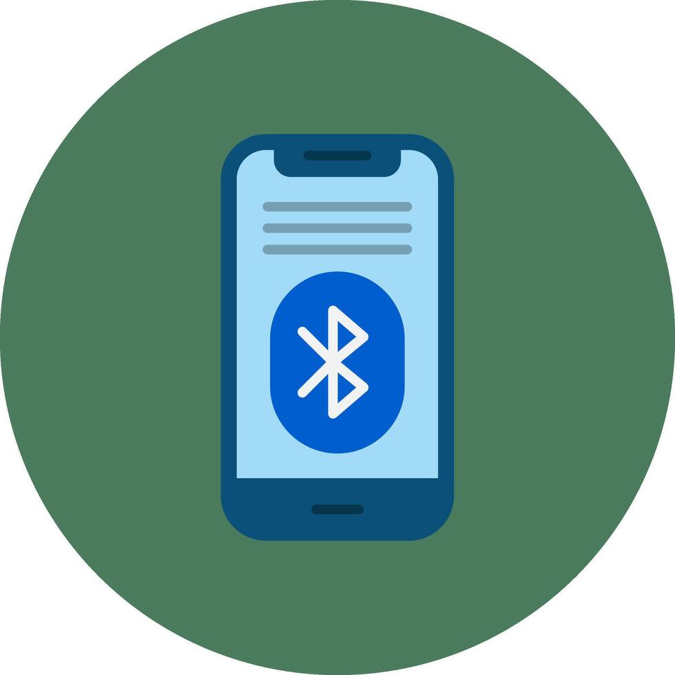 Bluetooth Digital Visual Form vector