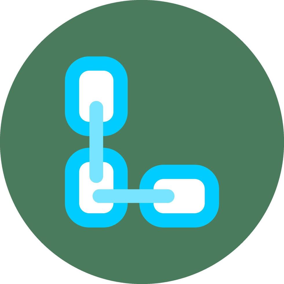 Hyperlink Gradient UX Element vector