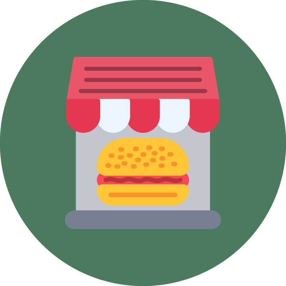 Restaurant Urban App Token vector