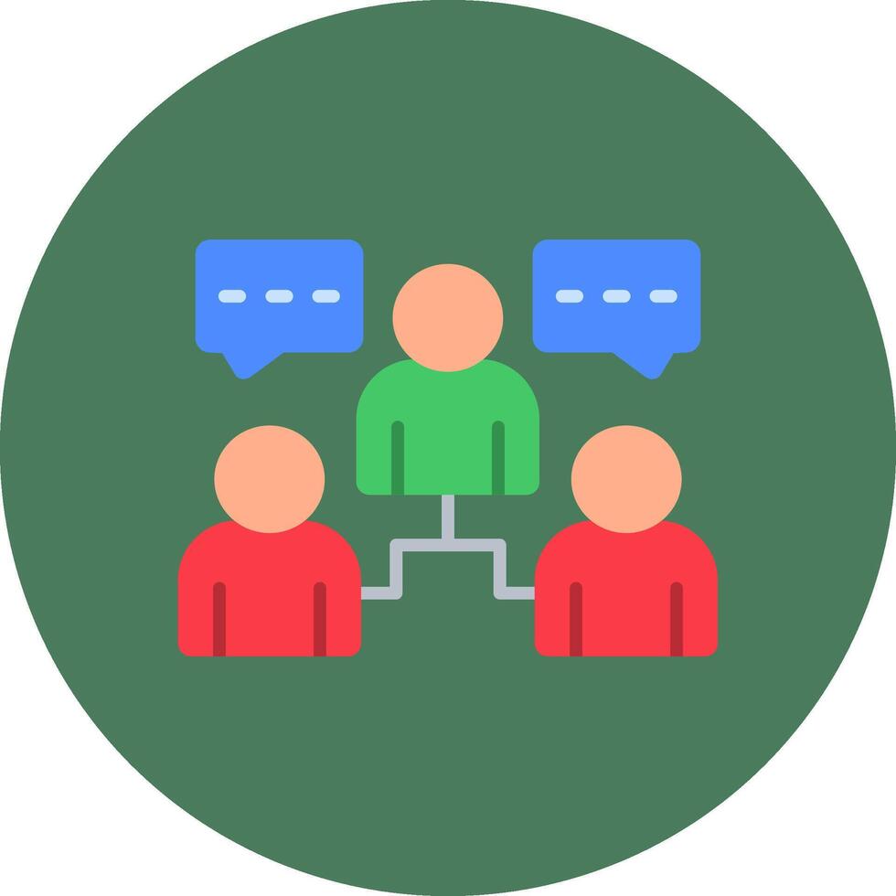 Team Meeting Streamlined Icon Symbol vector