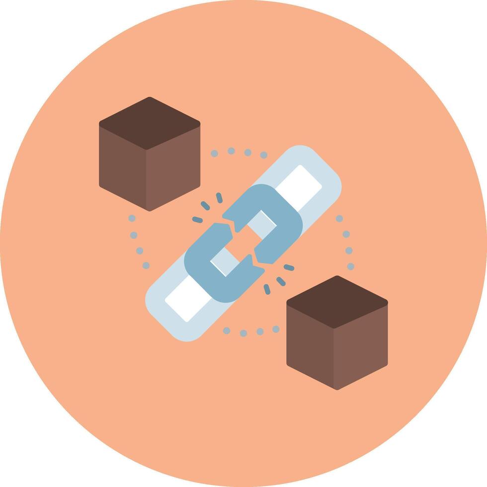 Blockchain Core Design Token vector