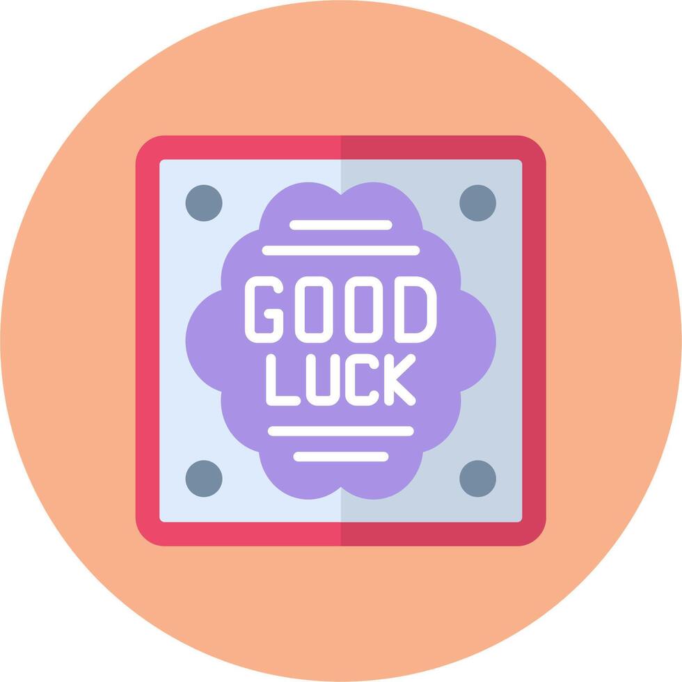 Good Luck Smart Shape Piece vector