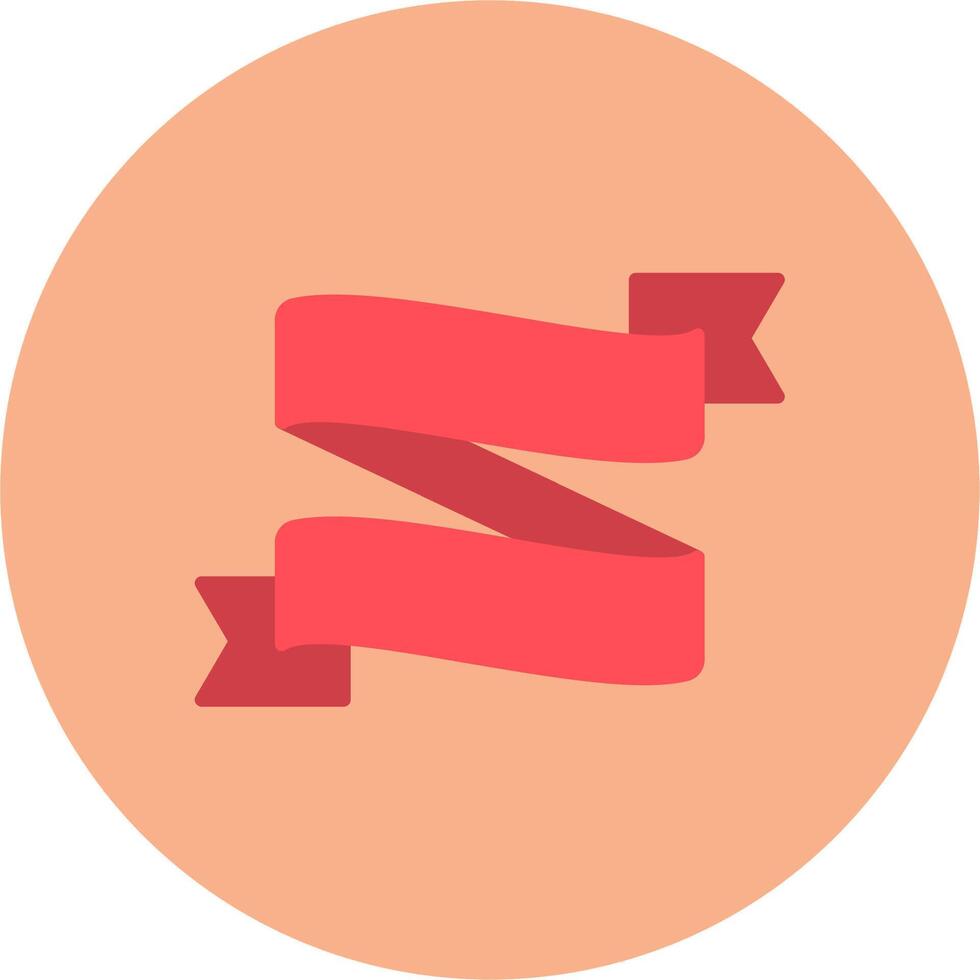 Ribbon Folds Gradient Grid Emblem vector