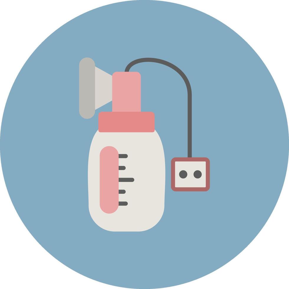 Breast Pump Minimalist Design Unit vector