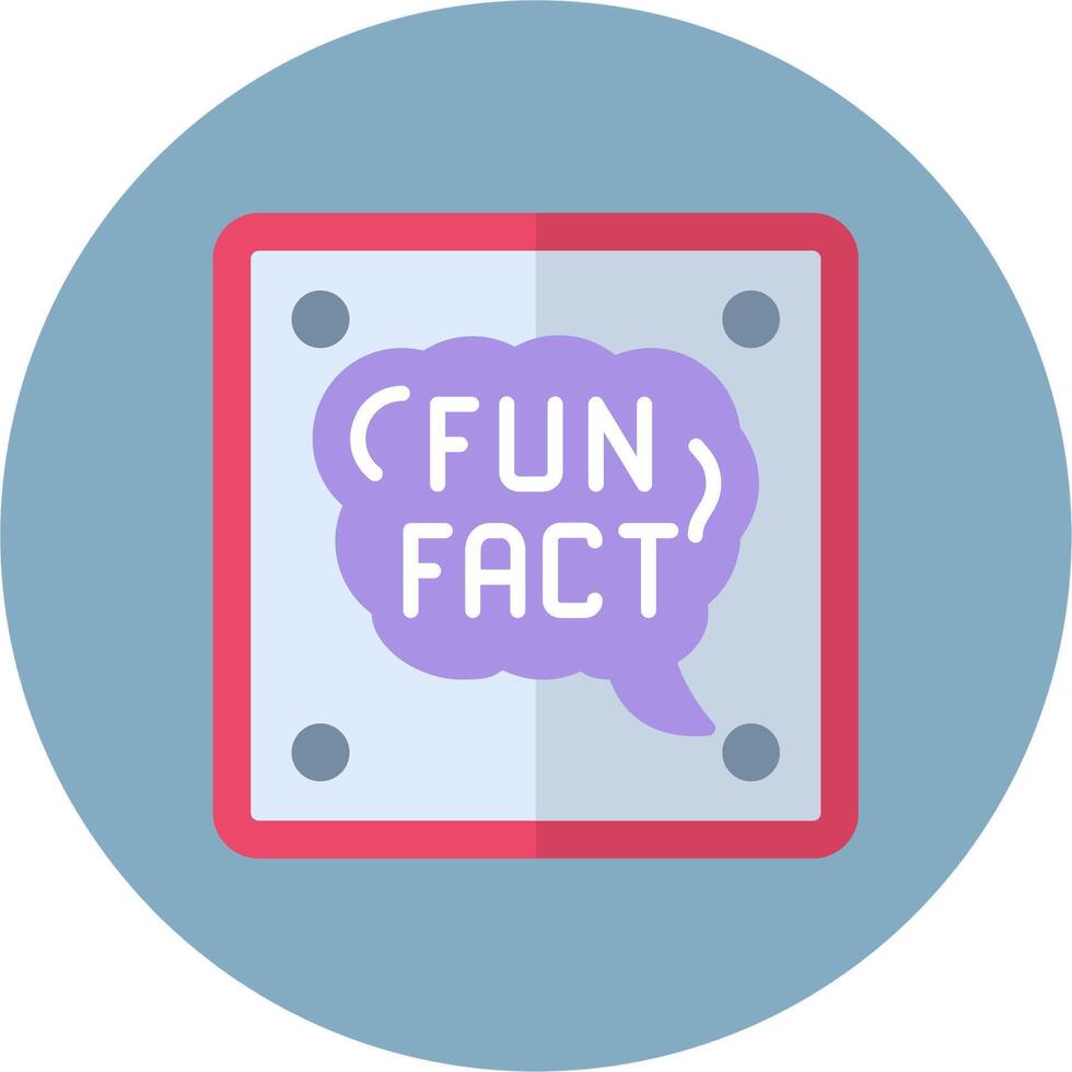 Fun Fact Detailed Line Badge vector