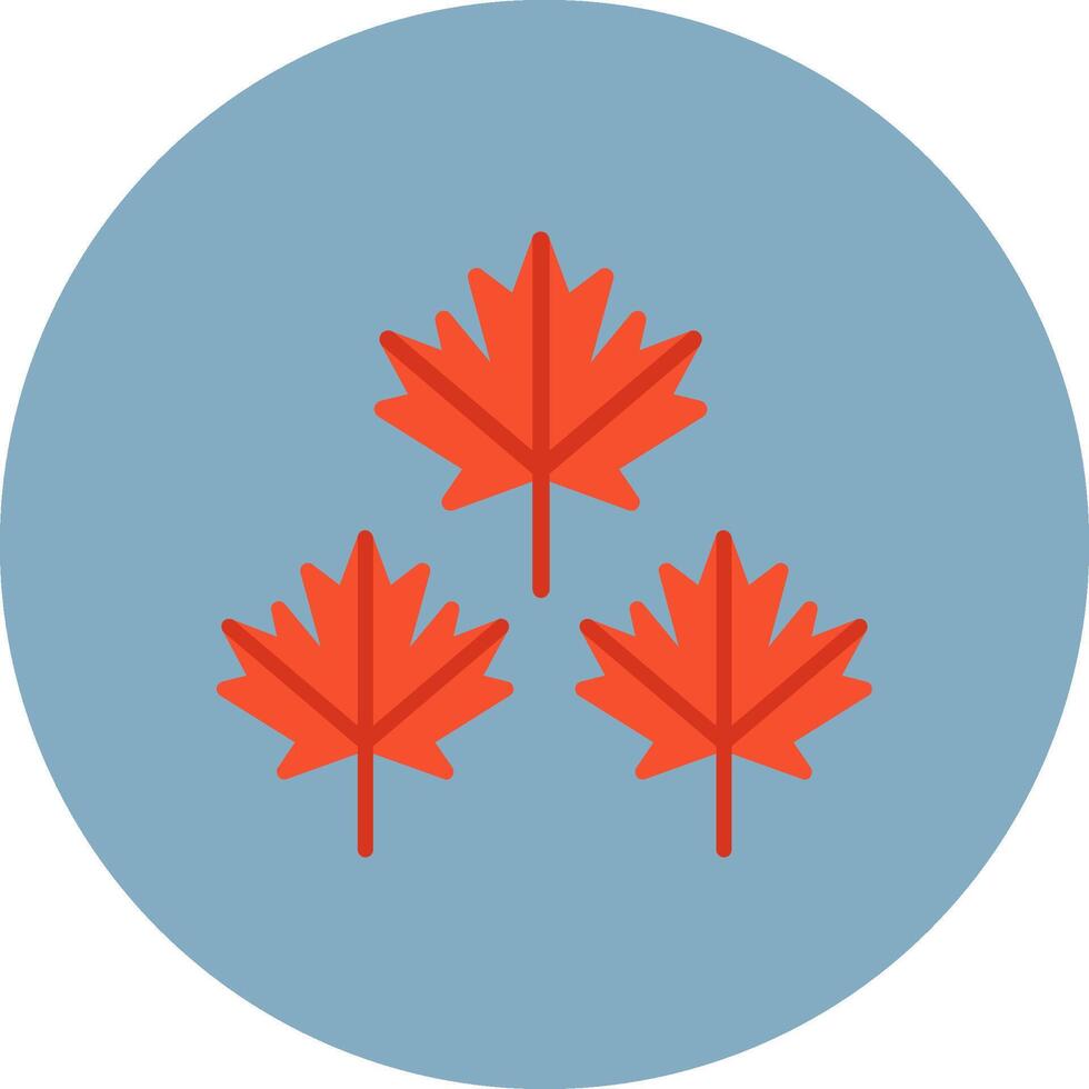 Maple Leaf Iconic Sketch Token vector