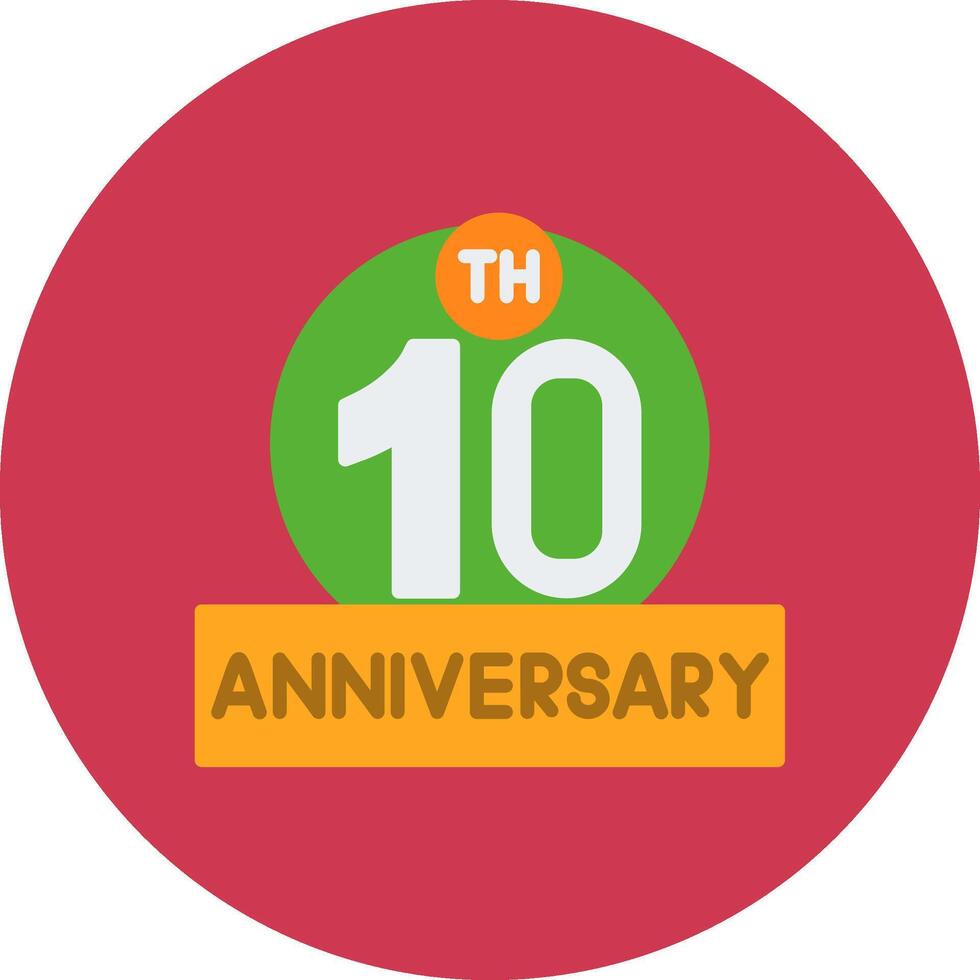 10th Anniversary Tech Sketch Unit vector