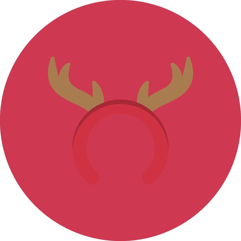 Reindeer Antlers Bold UI Fragment vector