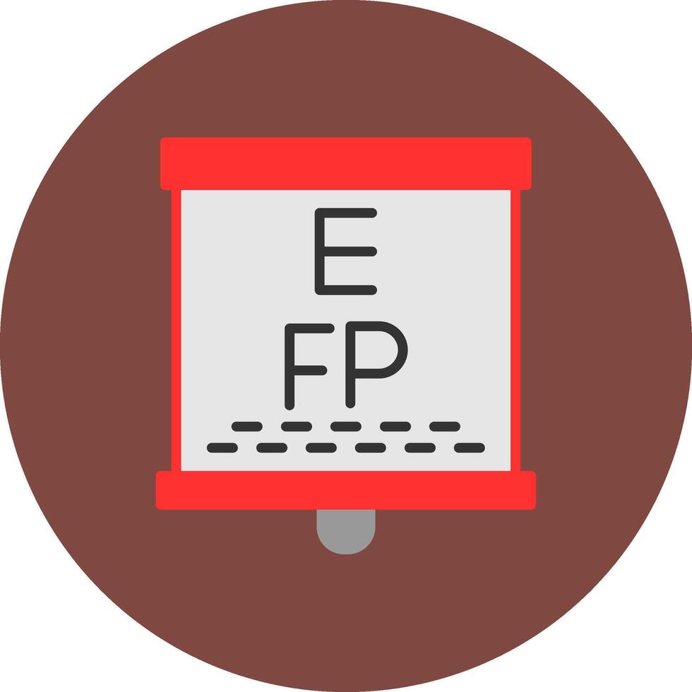 Eye Test Smooth Badge vector