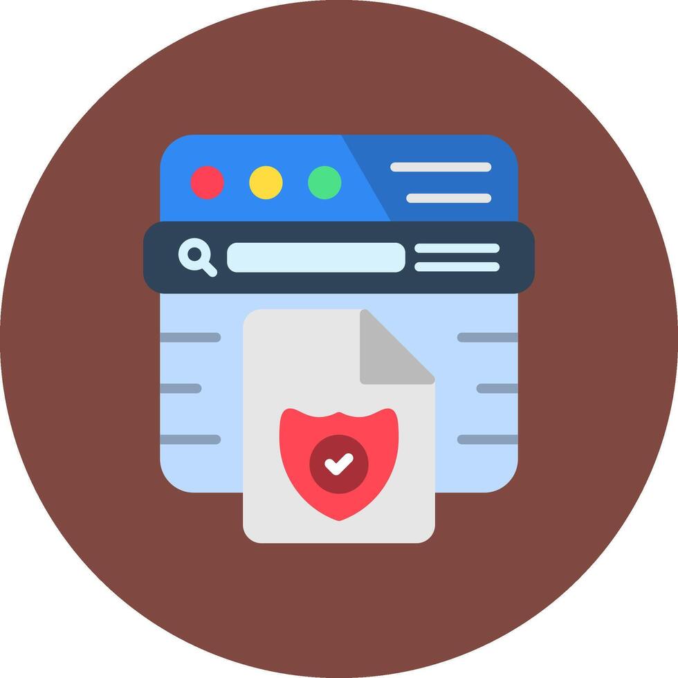 Privacy Policy Vibrant Web Pattern vector