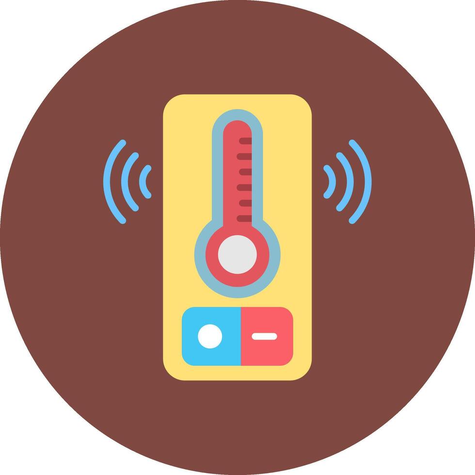 temperatura sensor móvil aplicación objeto vector