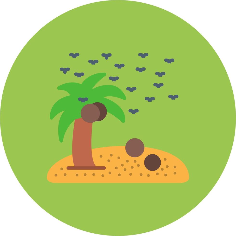 Beach Modern App Symbol vector