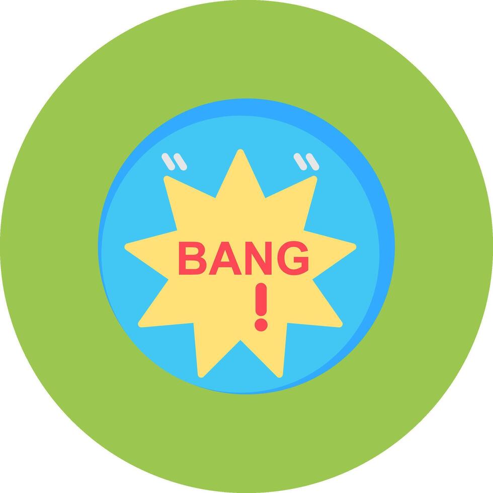 Bang Compact Visual Symbol vector