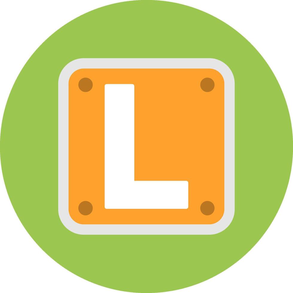Letter L Handcrafted UX Unit vector