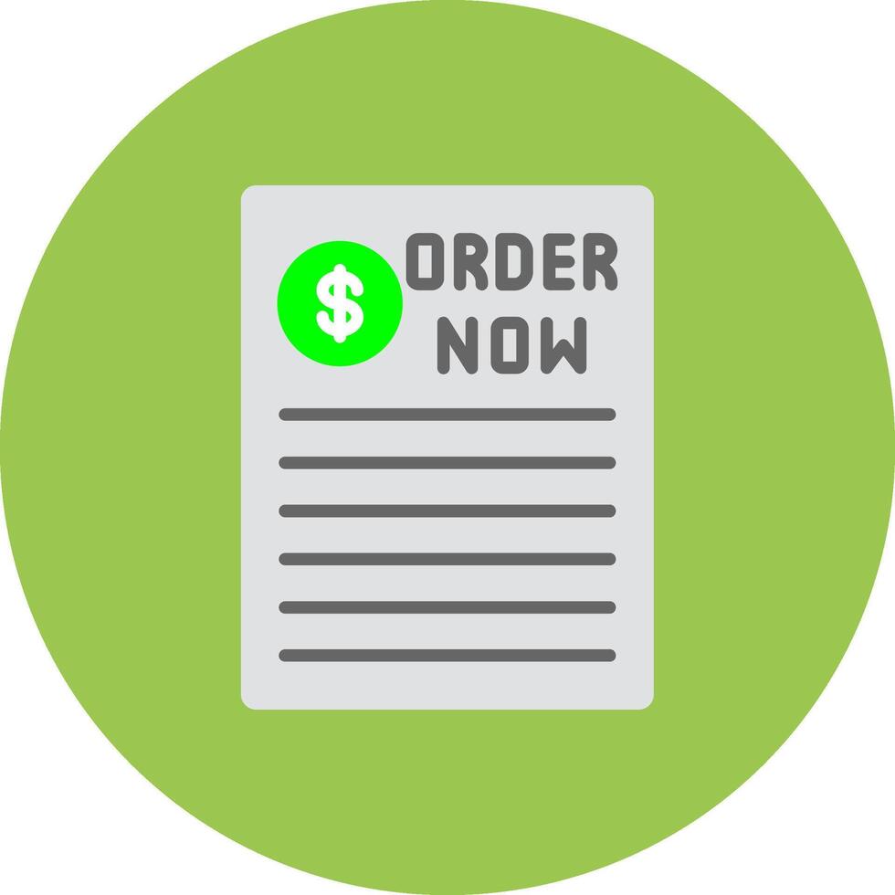 Order Now Neon Frame Mark vector