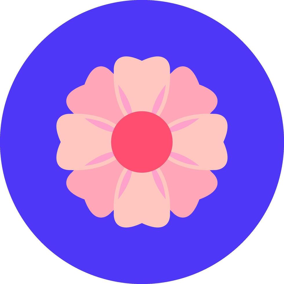 Cherry Blossom Streamlined UX Object vector