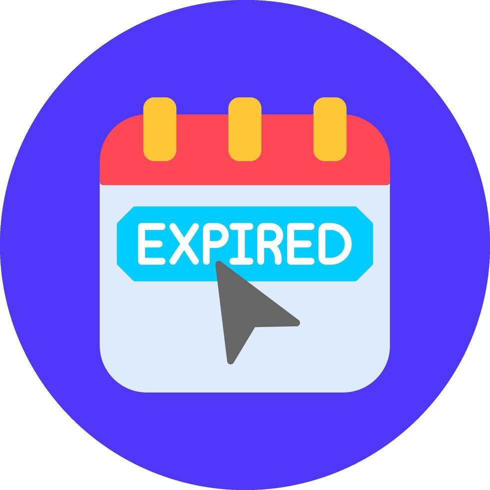 Expired Sleek UX Block vector
