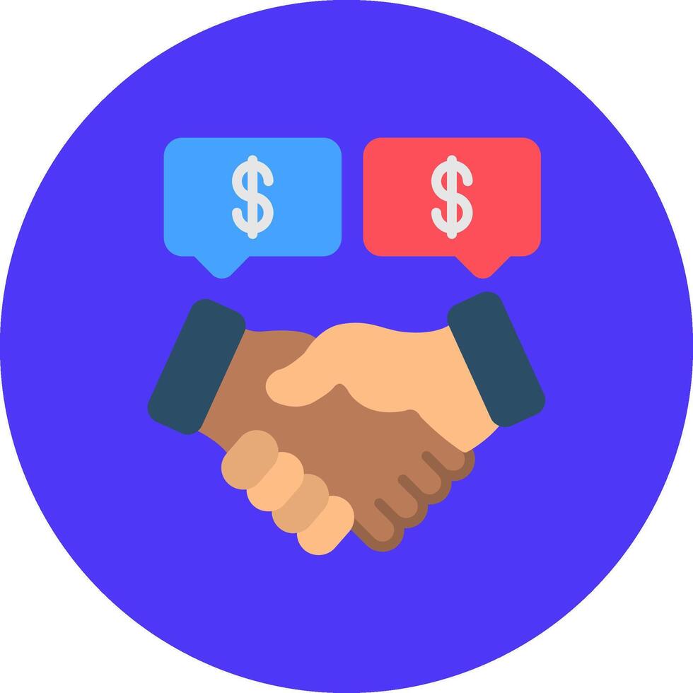 Negotiation Advanced Sketch Mark vector