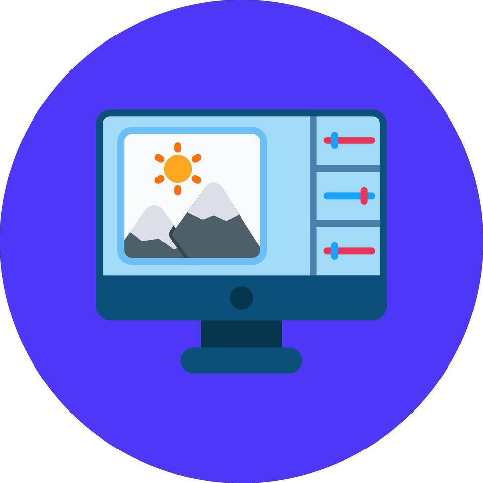 Photo Editing Intuitive Frame Token vector