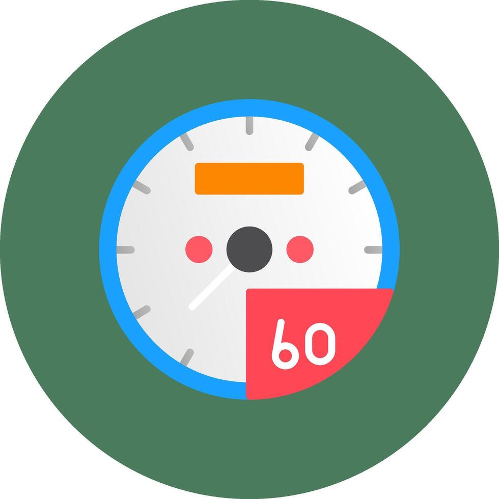 speedometer Neon UX Object vector