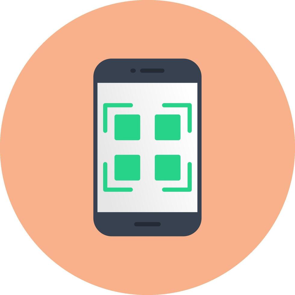 Qr Code Balanced Icon Badge vector