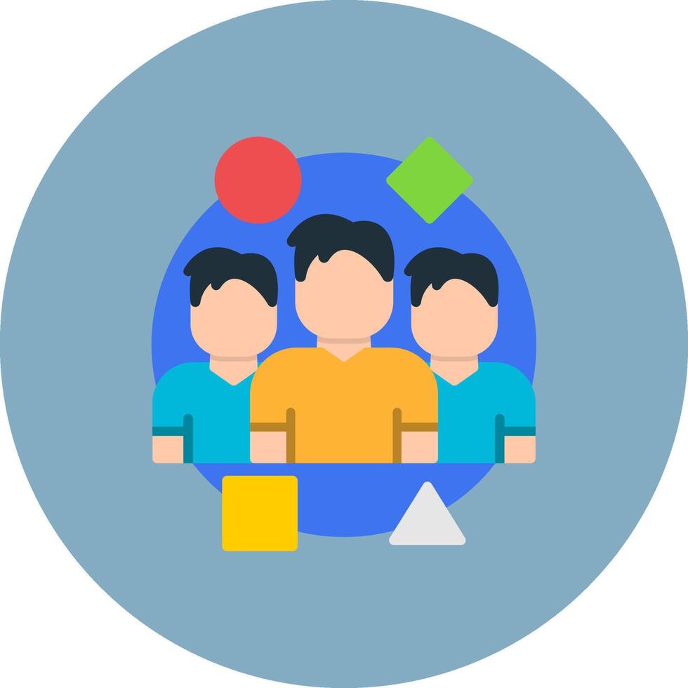 Diversity Detailed Line Badge vector