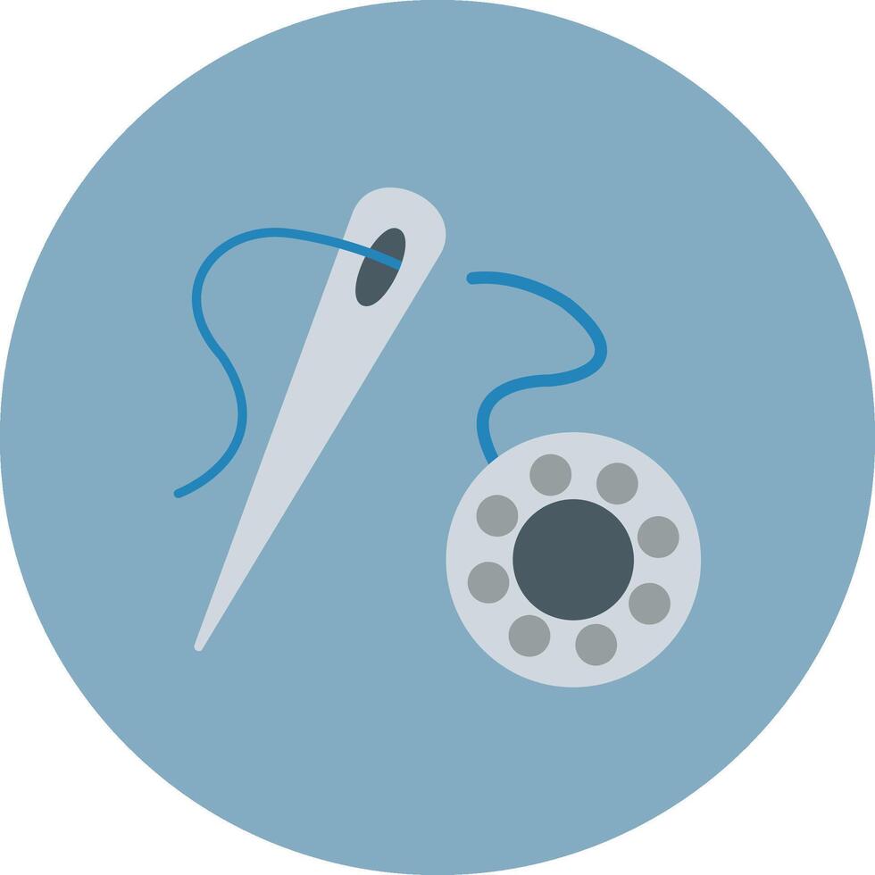 Sewing Tool Digital UX Symbol vector