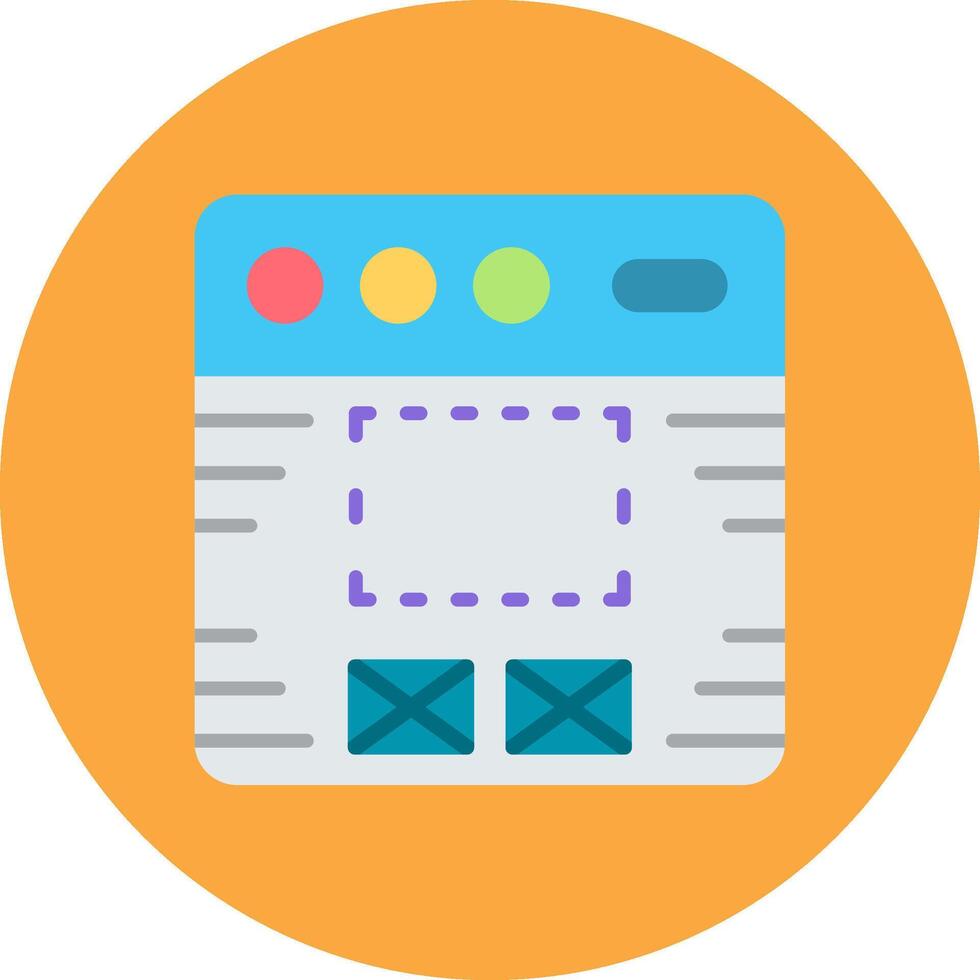 Prototype Artistic Frame Object vector