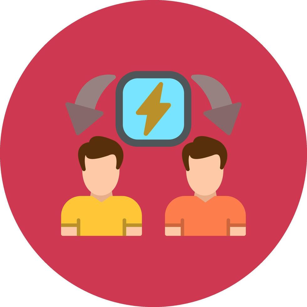 Conflict Resolution Isometric Icon Unit vector