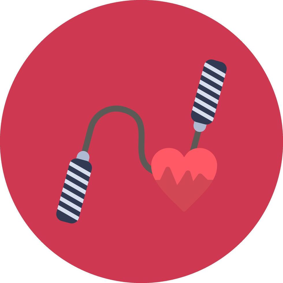 Jumping Rope Subtle Frame Sketch vector